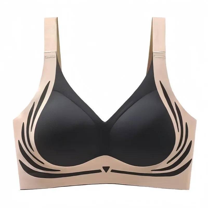 Women's Plus Size Seamless Bra Wide Adjustable Straps