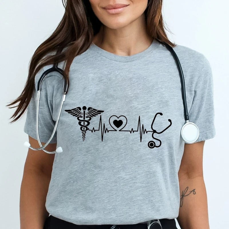 Heartbeat Nurse T-shirts