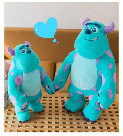 45cm New Rabbit Hair Blue Monster Plush Toys Boy Blue Monster Plushies Toy Children's Dolls Sleep Pillow Girl Doll for Kids Gift