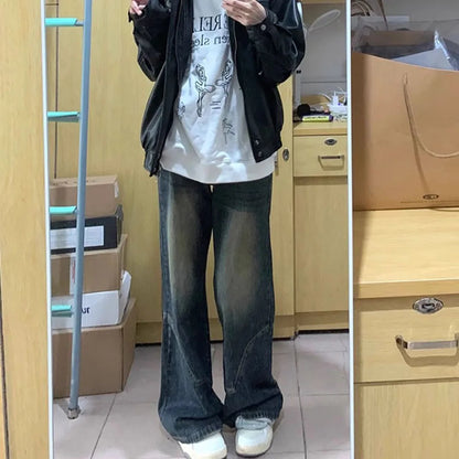 Dark Wash Denim Pants