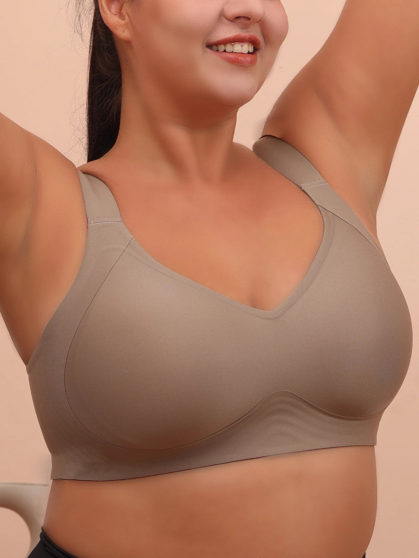 Big breasted sleeping bra for women 6XL without steel