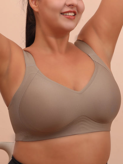 Big breasted sleeping bra for women 6XL without steel