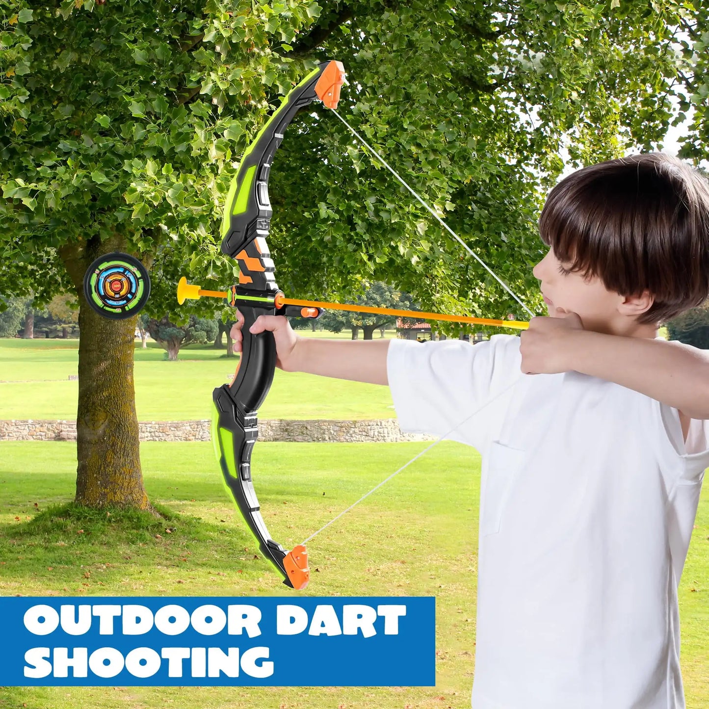 Kids Bow Arrow Set with LED Flash Lights