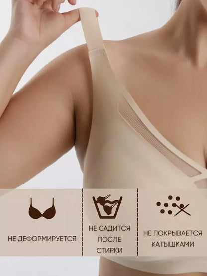 Plus Size Seamless Wireless Bra