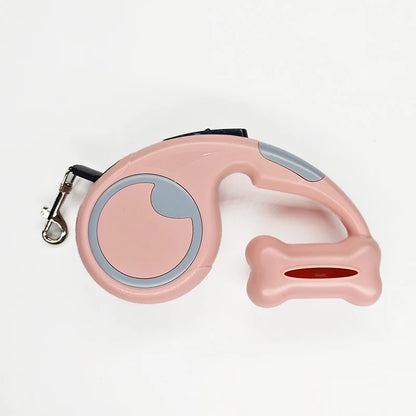 Automatic Retractable Dog Leash – 3M/5M Nylon Traction Lead for Small Pets