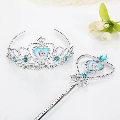 Frozen Elsa Snowflake Wand – Light-Up Sound Toy for Girls | Princess Cosplay & Christmas Gift