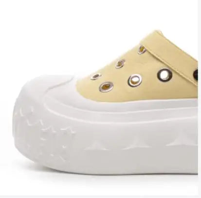Fujin 9cm Synthetic Microfiber Leather Chunky Sneakers