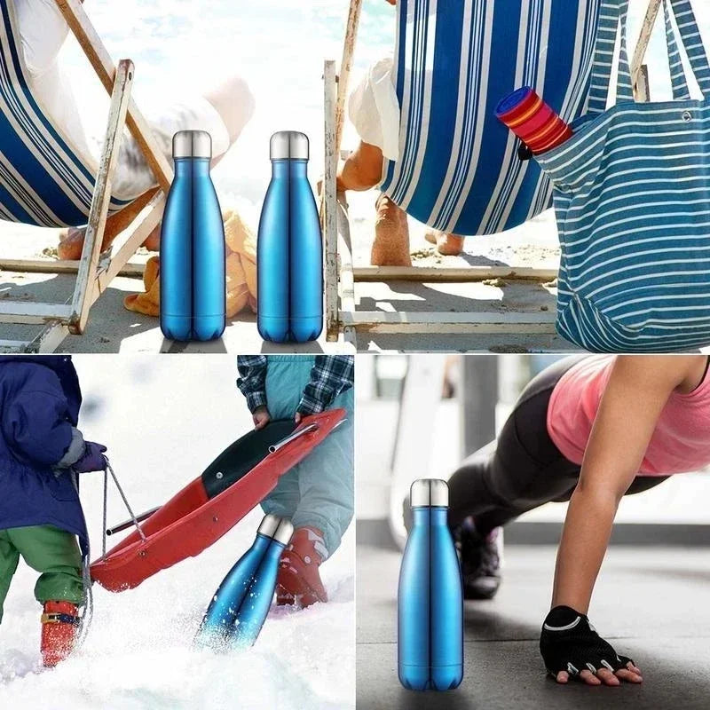 500ml Stainless Steel Water Bottle Cola Water Beer Thermos For Sport Bottles Double-Wall Insulated Vacuum Flask BPA Free Thermos