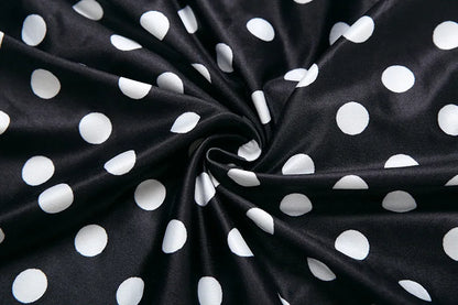 Polka Dot Letter Print 2 Piece Set
