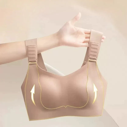 Plus Size Women Seamless Lingerie Adjustable Strap
