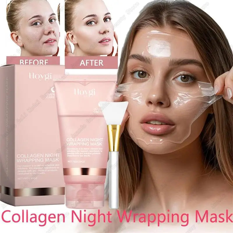 Collagen Night Mask – Korean Wrapping Gel for Moisture, Firmness & Radiant Skin (75ml)