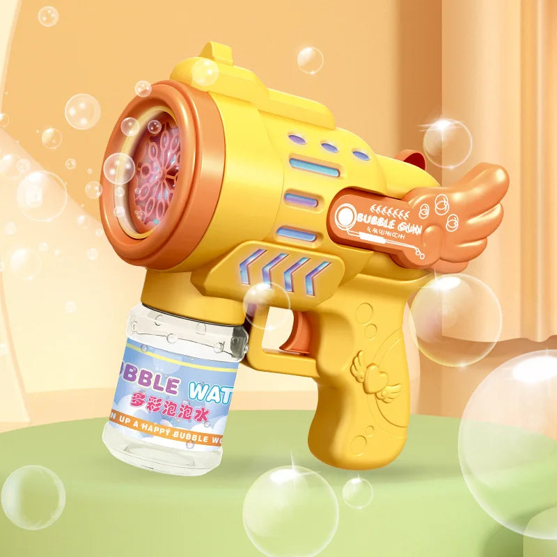 Bubble Machine Gun Automatic Blower with Led Lights