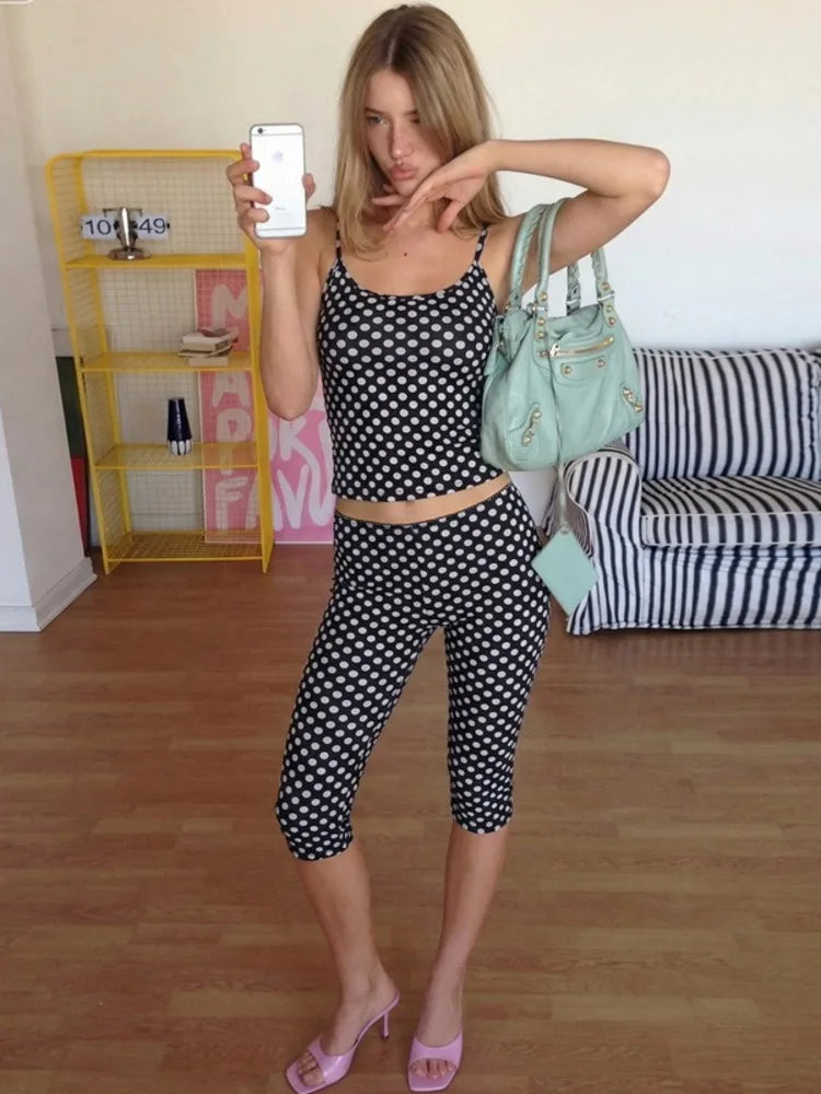 Polka Dot Pants Set