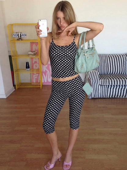 Polka Dot Pants Set