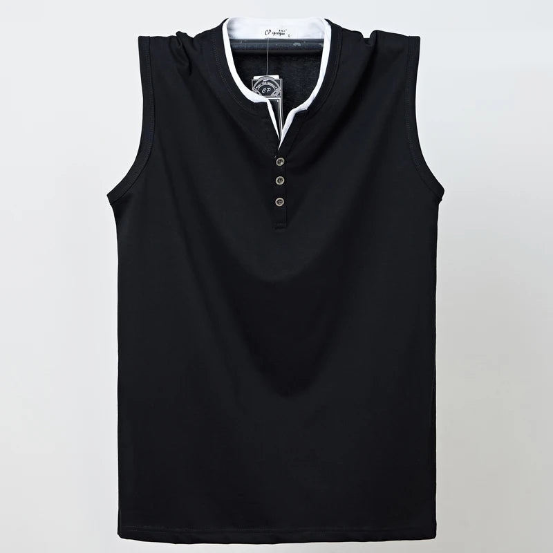 Mens Sleeveless Cotton Tank Top