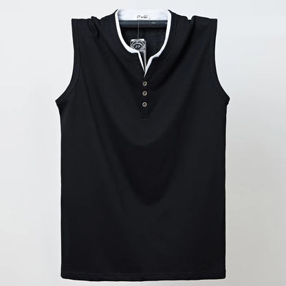 Mens Sleeveless Cotton Tank Top