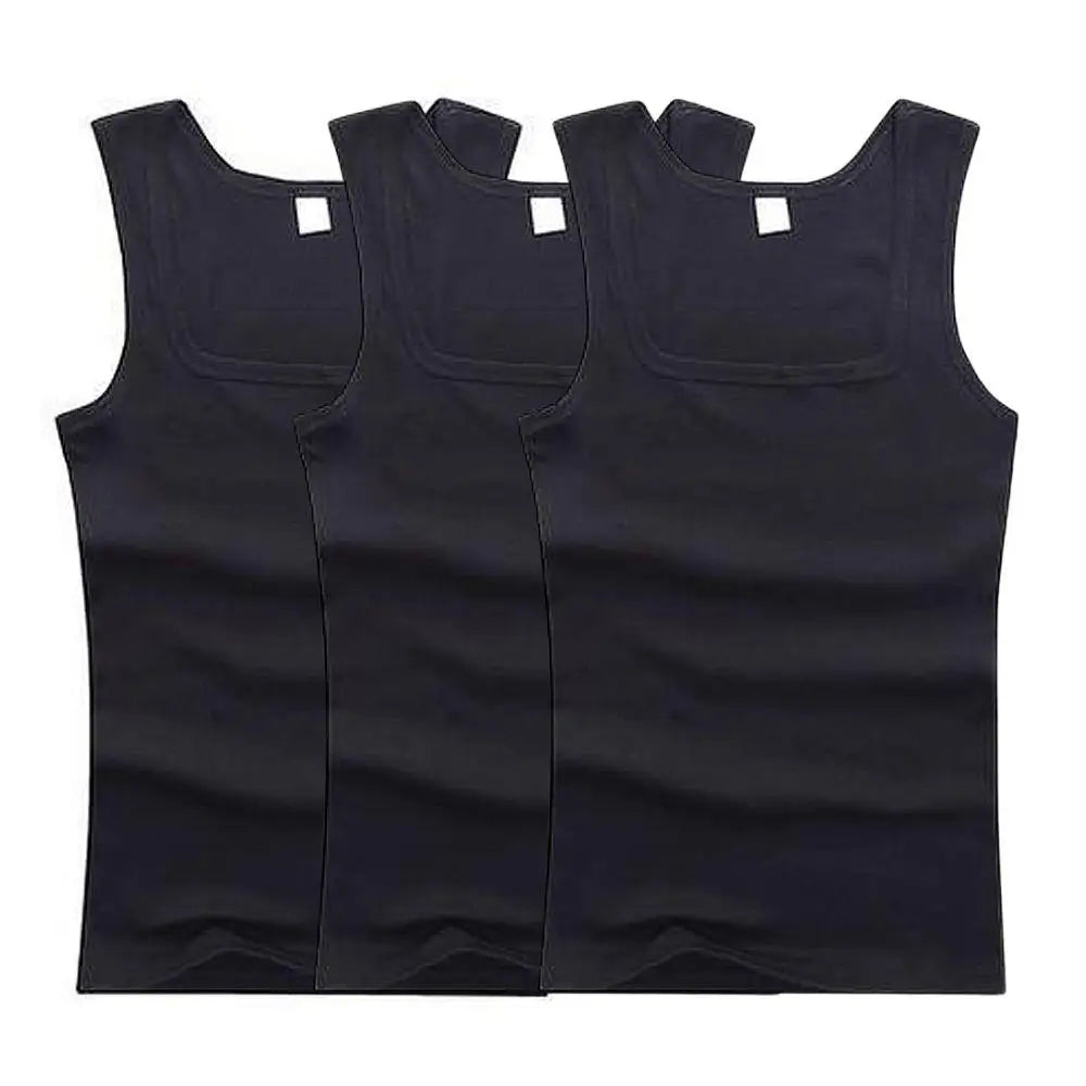 3pcs/lot Cotton Mens Tank Tops Sleeveless
