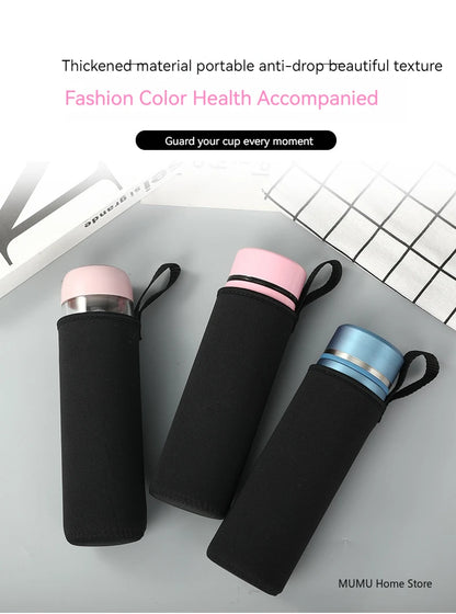 750ML – 1500ML Sports Water Bottle Sleeve – Neoprene Insulated Holder Bag