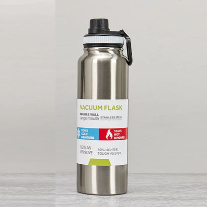 Stainless Steel Vacuum Flask – Car Thermal Cup for Hot & Cold Drinks
