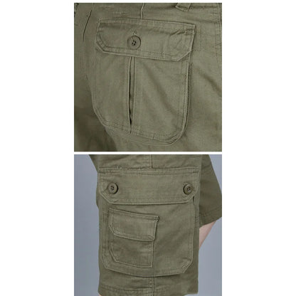Cargo Shorts, Men Multi-Pocket Shorts