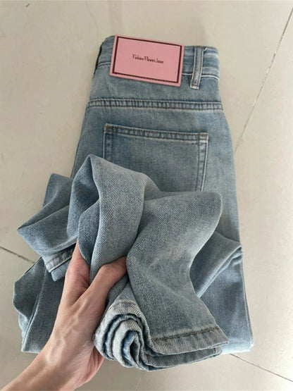 S-5XL Size Light Blue Jeans