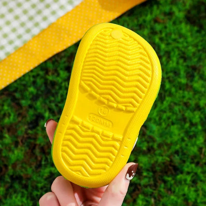 Cartoon Hole Sandals for Kids – Soft EVA Summer Slippers for Boys & Girls