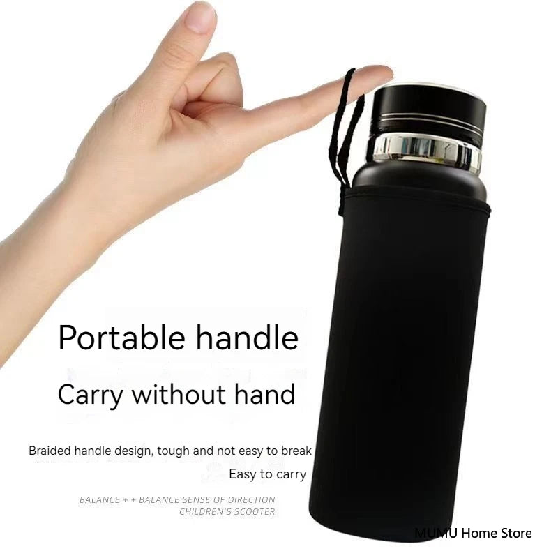 750ML – 1500ML Sports Water Bottle Sleeve – Neoprene Insulated Holder Bag
