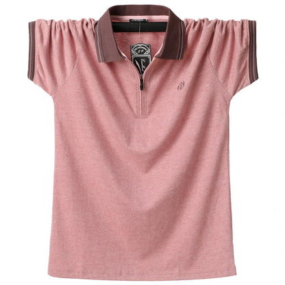 Men Casual Breathable Turn-down Collar