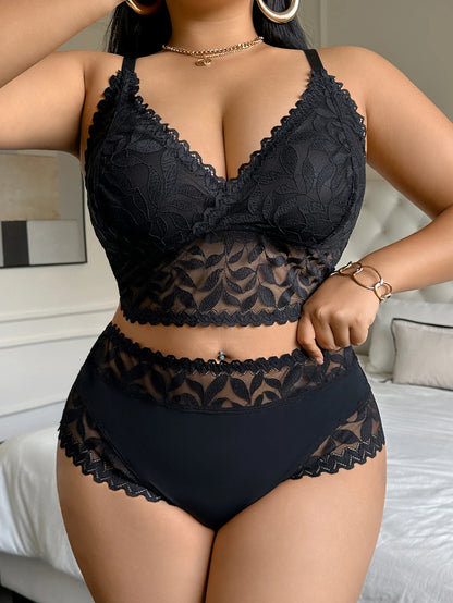 Women's Plus Size Sexy Lingerie Set