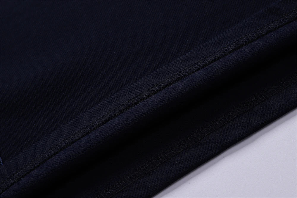 TACE&SHARK Stand Collar Polo Shirt