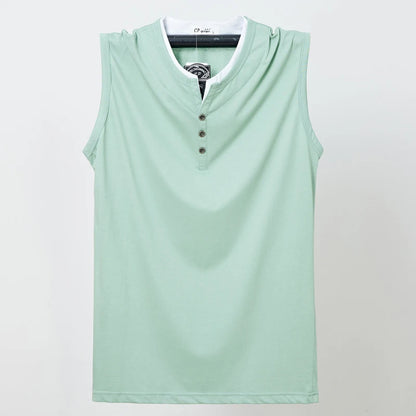 Mens Sleeveless Cotton Tank Top
