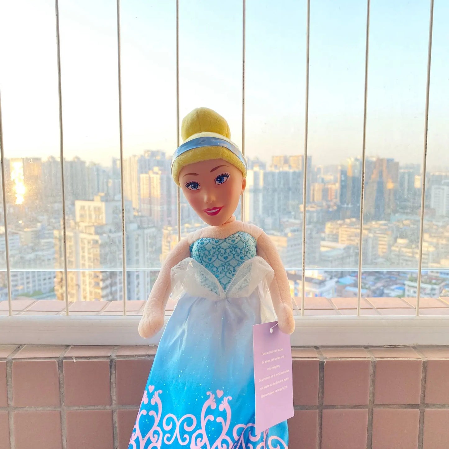 20cm Disney Princess Series Plush Toys Doll Snow White Cinderella Doll Girl Birthday Party Room Decoration Doll Gift