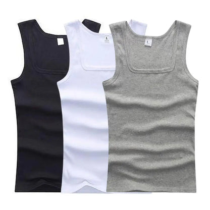 3pcs/lot Cotton Mens Tank Tops Sleeveless