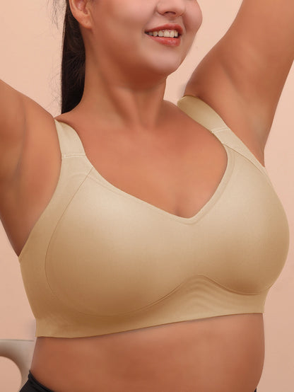Big breasted sleeping bra for women 6XL without steel