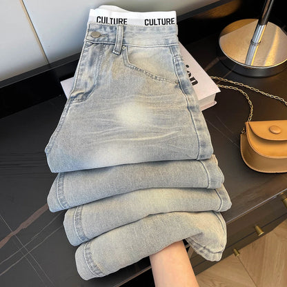 Vintage Ripped Patchwork Jeans