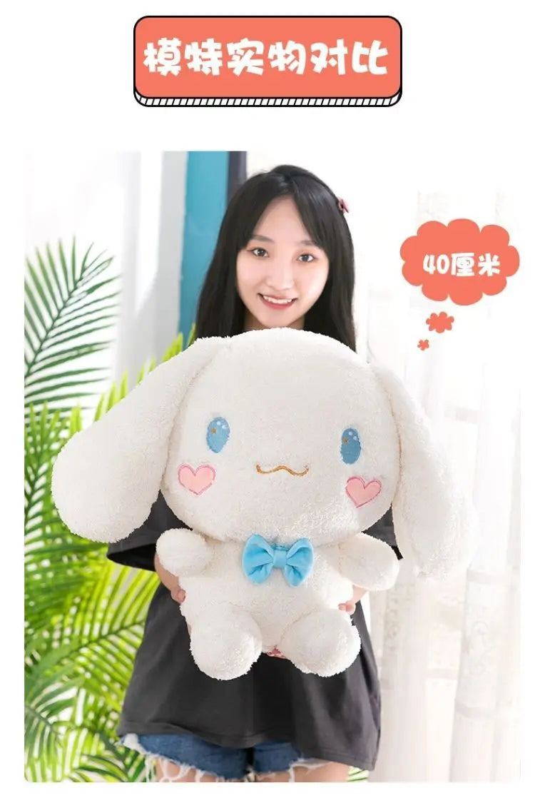 Cinnamoroll Plush Toys Cartoon Big Ear Dog Doll Little White Dog Toy Gives Best Friend Girl Sleep Pillow Decoration Plush Doll