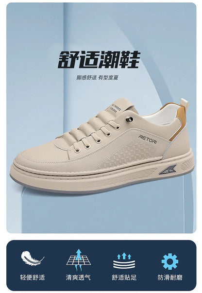 Leather Breathable Casual Shoes