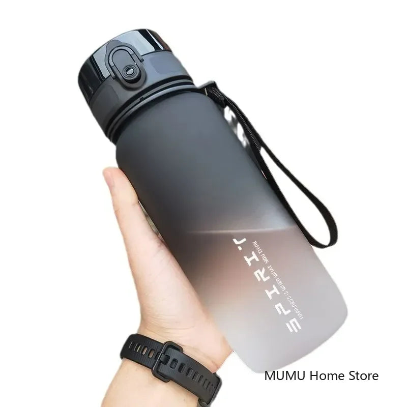 500ML / 650ML / 1000ML Gradient Sports Water Bottle – BPA-Free Large Capacity Fitness Jug