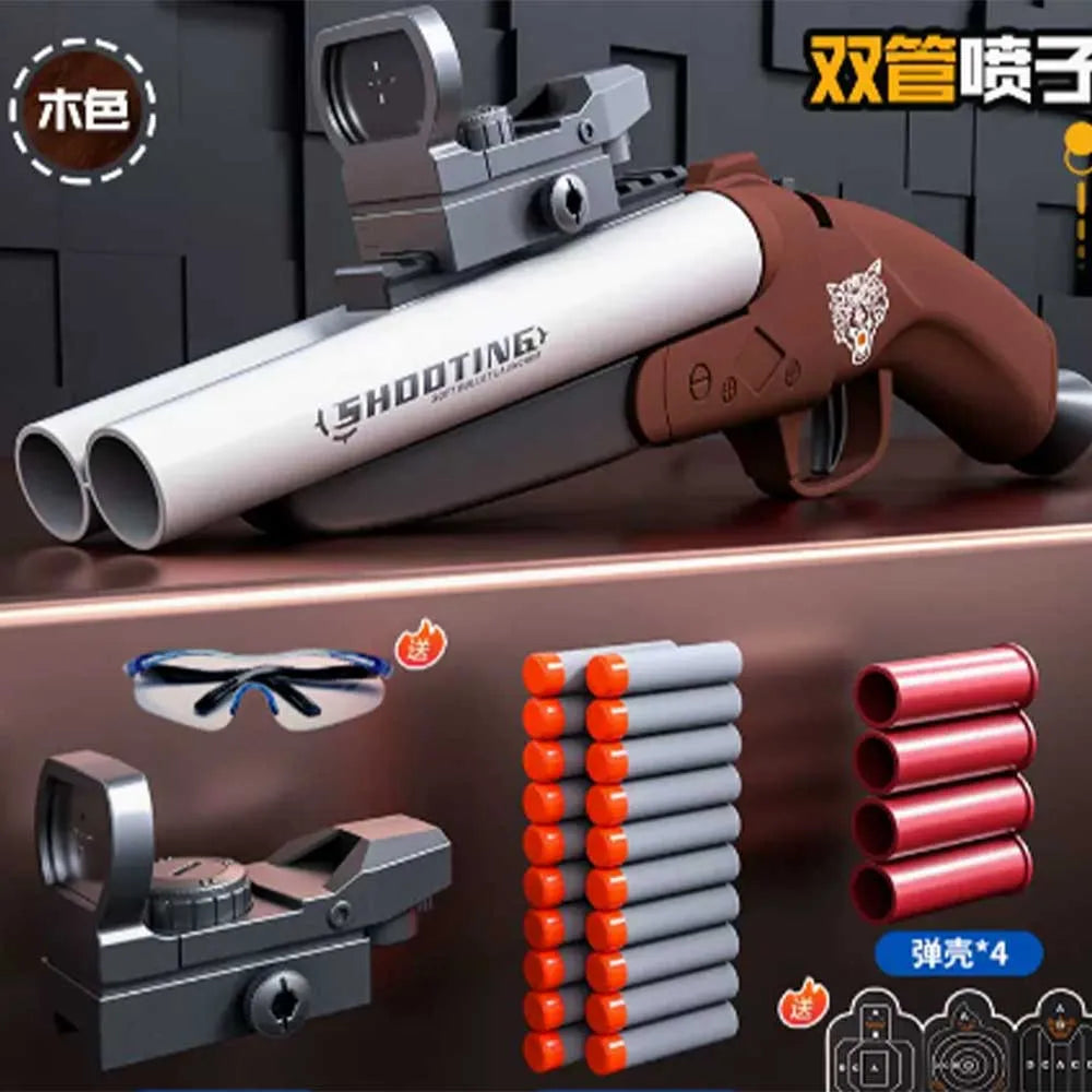 Soft Bullet Safe Toys For Kids Shell Ejecting Toy Guns Shotgun TK Shop Toys