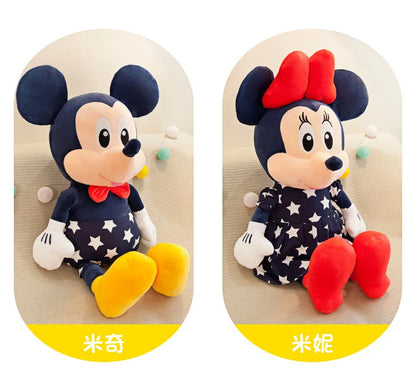 Disney Mickey & Minnie Plush Dolls – 35/45cm Soft Star Pillow Toys | Stuffed Cushion Gift for Kids, Girls & Birthdays