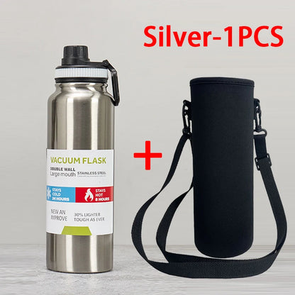 Stainless Steel Vacuum Flask – Car Thermal Cup for Hot & Cold Drinks
