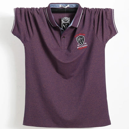 Purple Men Polo Shirt