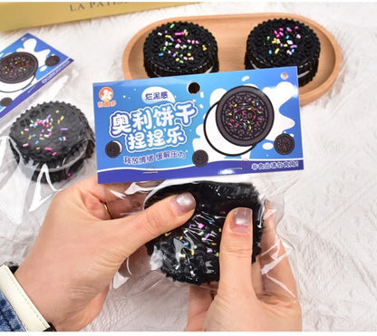 Simulated Ultra-Soft Sandwich Cookies Squishy Toy
