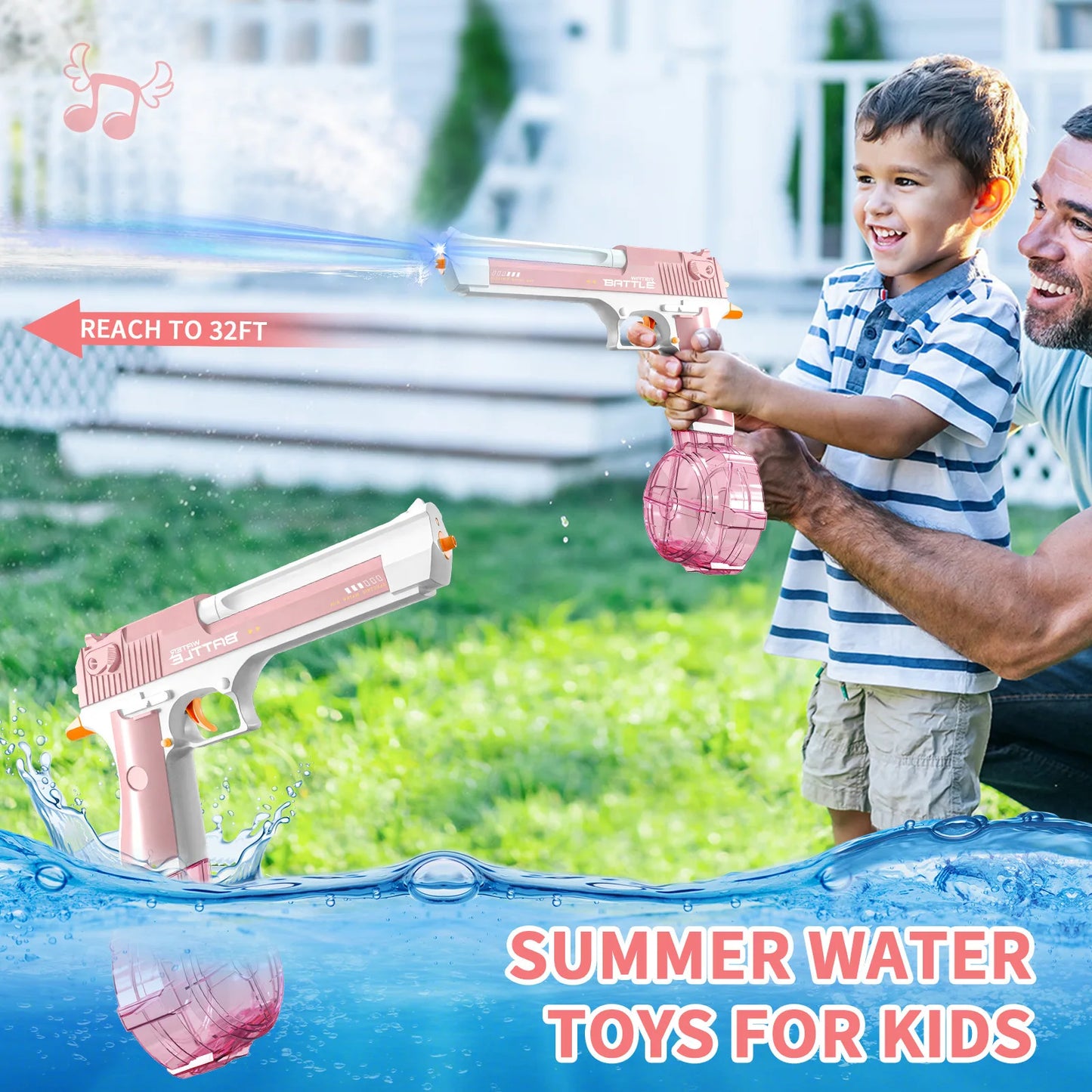 TOY Water Gun Pistol Shooting Automatic