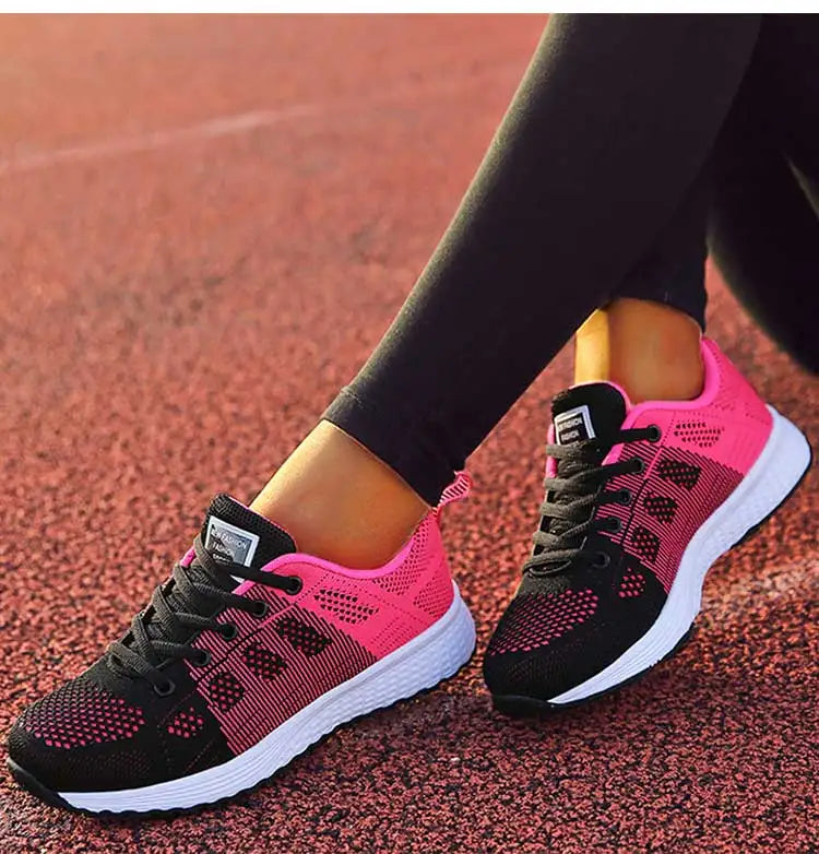 Women Sneakers Mix Color Gym Shoes