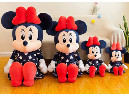 Disney Mickey & Minnie Plush Dolls – 35/45cm Soft Star Pillow Toys | Stuffed Cushion Gift for Kids, Girls & Birthdays