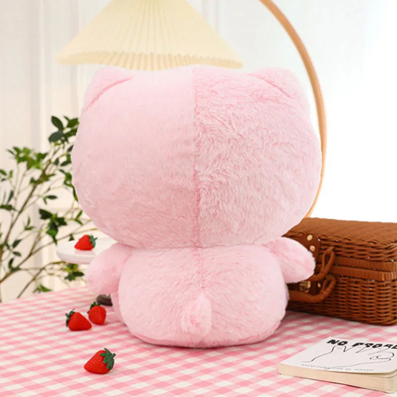 28-35cm Sanrio Hello Kitty Cat Plush Toys Cartoon KT Cat Plush Doll Soft Stuffed Kawaii Anime Pillow Birthday Gift For Kids Girl