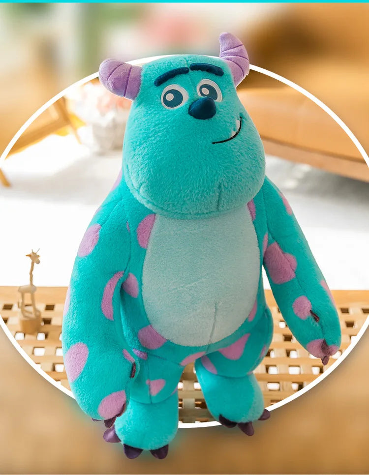 45cm New Rabbit Hair Blue Monster Plush Toys Boy Blue Monster Plushies Toy Children's Dolls Sleep Pillow Girl Doll for Kids Gift