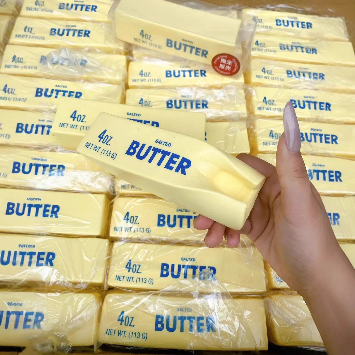 Butter Squishy Toy