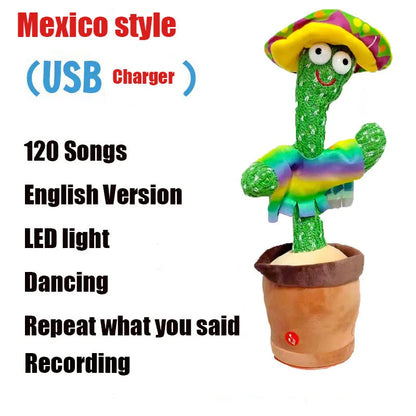 Dancing Cactus Talking Cactus Baby Toys